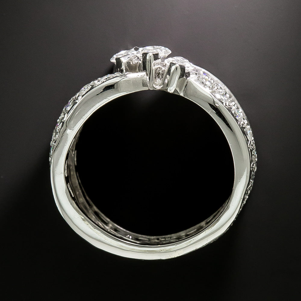 Mid-Century Marquise Diamond Ring, Size 6 3/4 - 5