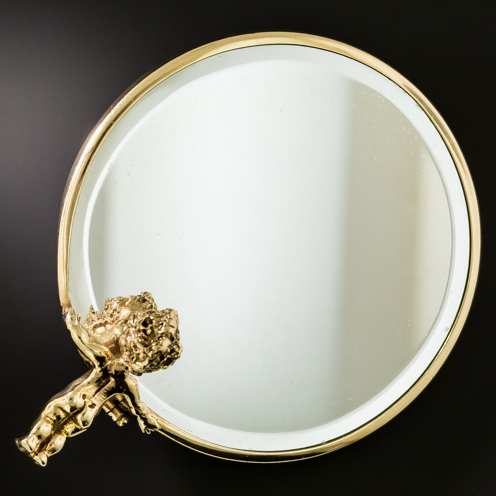 Ruser Cherub Hand Mirror/Trinket Tray - 4
