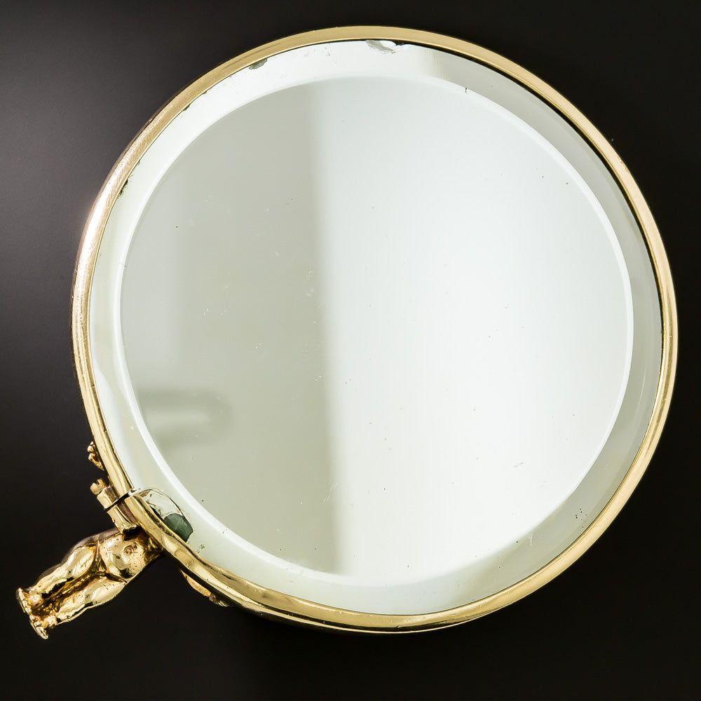 Ruser Cherub Hand Mirror/Trinket Tray - 5