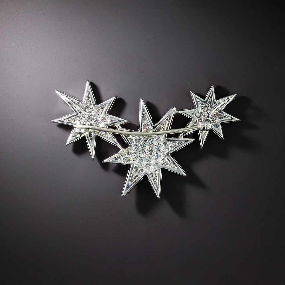 Oscar Heyman Pavé Diamond Star Brooch/Necklace - 2