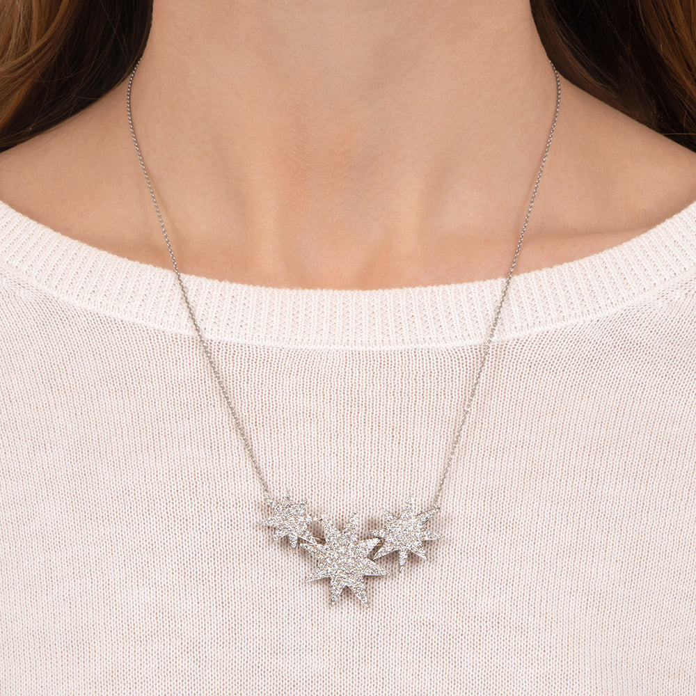 Oscar Heyman Pavé Diamond Star Brooch/Necklace - 4