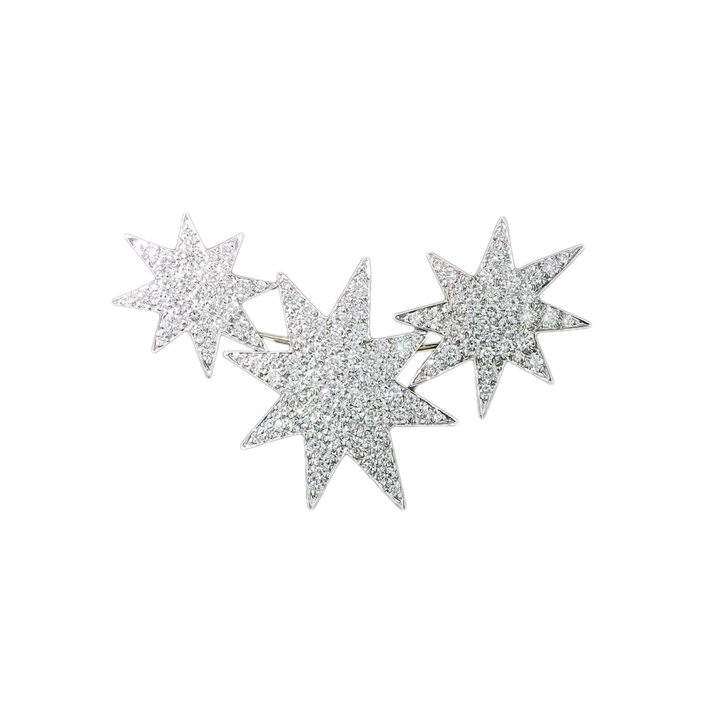 Oscar Heyman Pavé Diamond Star Brooch/Necklace - 3