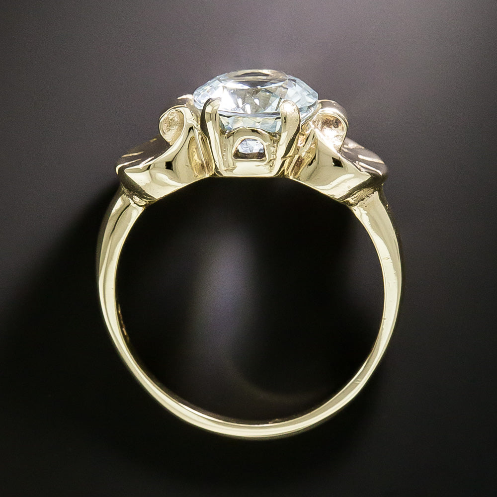 Retro 2.32 Carat Aquamarine Ring - 4