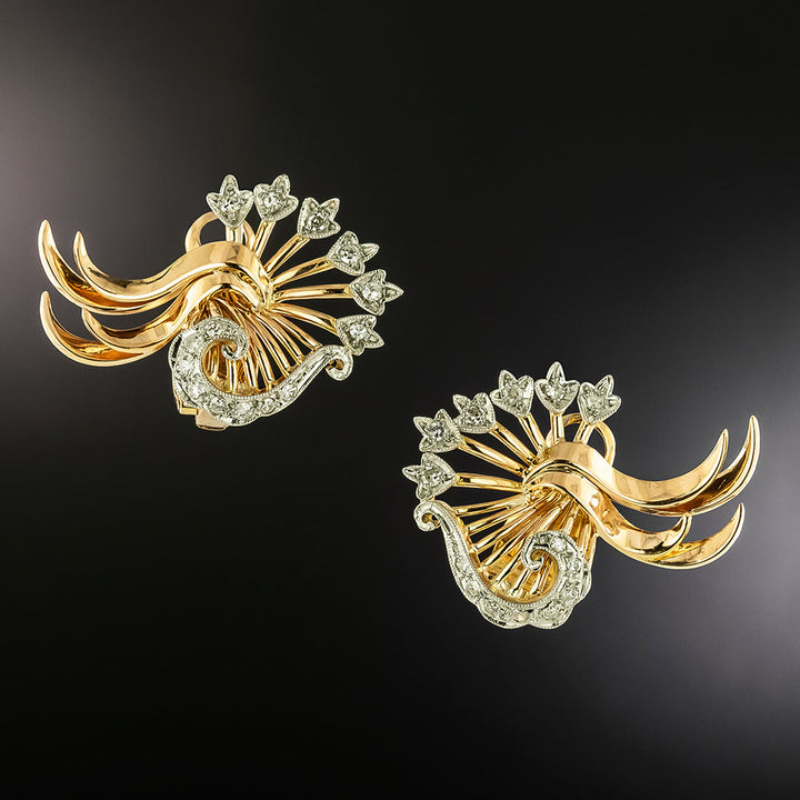 Retro Diamond Earrings