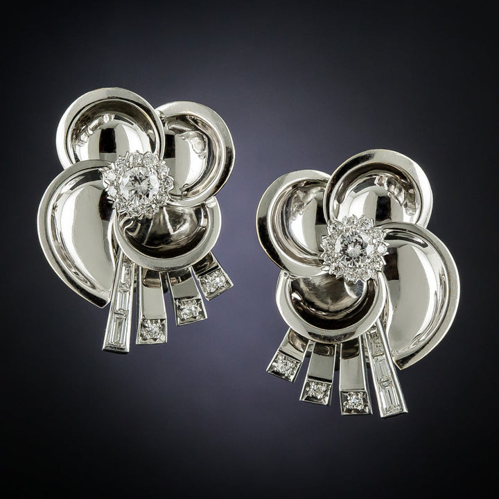 Retro Diamond Earrings