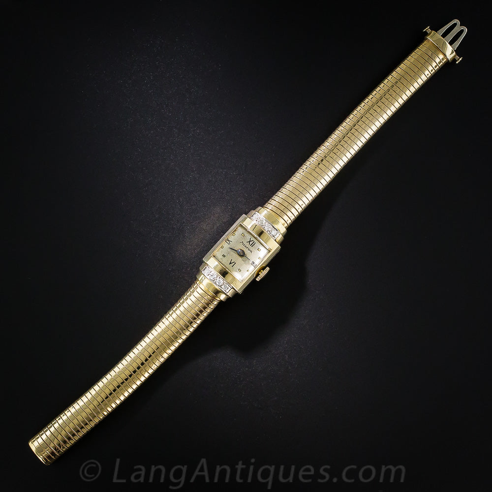 Retro Gaspipe Diamond Watch - 2