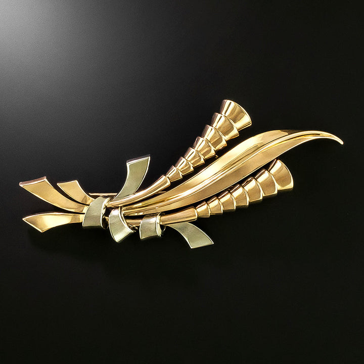 Retro Spray Motif Pin