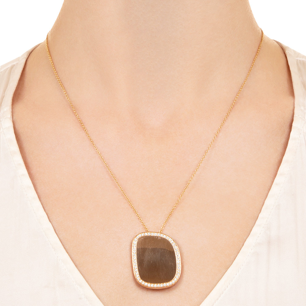Roberto Coin "Black Jade Collection" Diamond 18K Pendant, Italian - 9