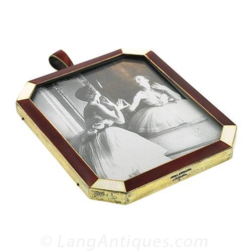 Sterling Guilloche Enameled Picture Frame - 3