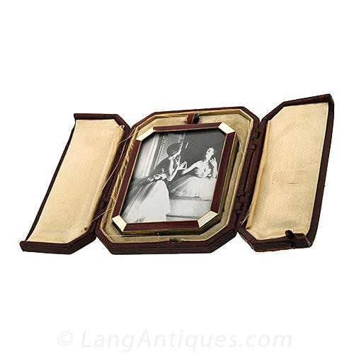 Sterling Guilloche Enameled Picture Frame - 4