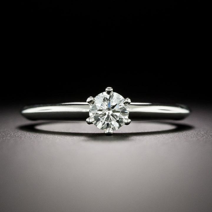 Tiffany & Co. Classic .35 Carat Diamond Solitaire Ring
