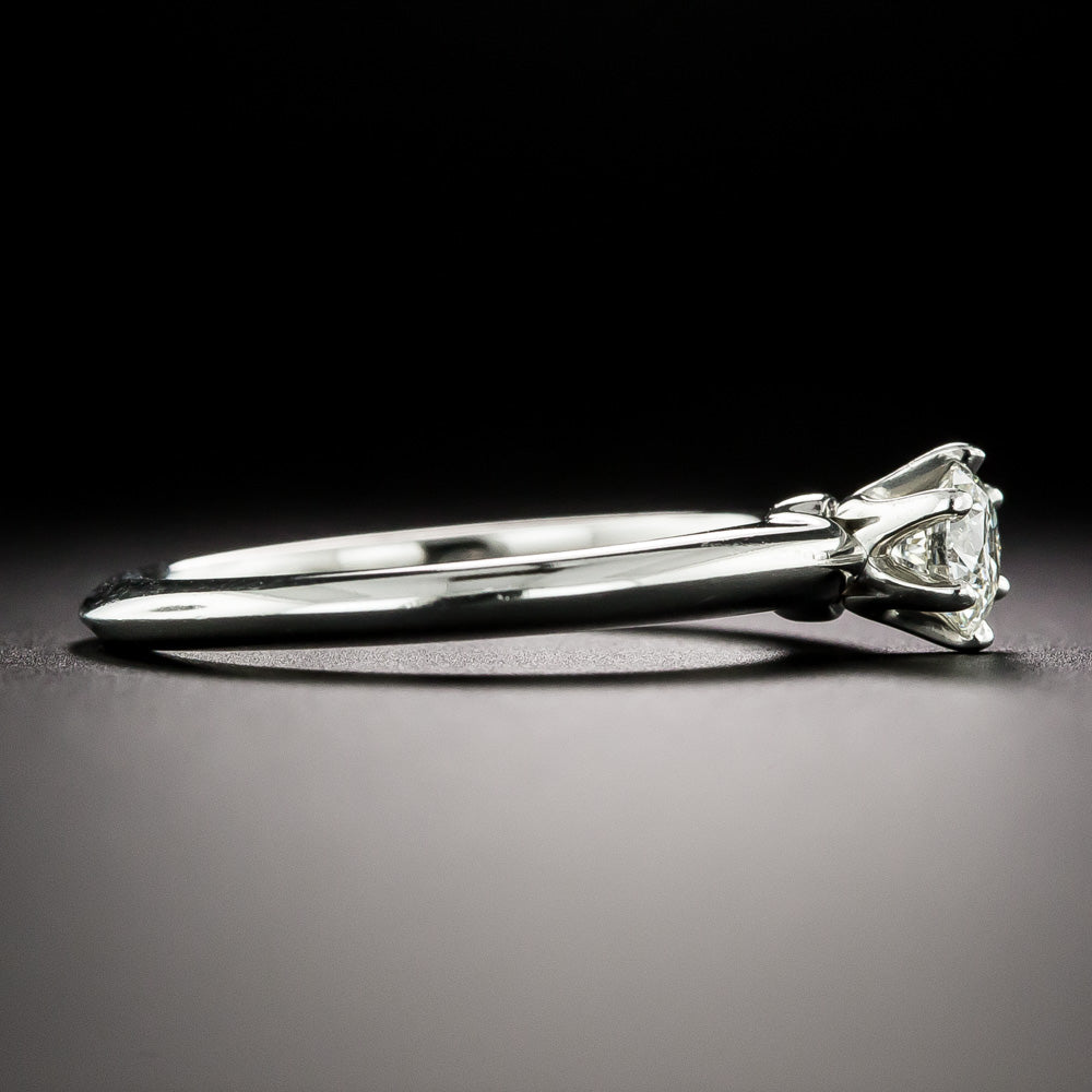 Tiffany & Co. Classic .35 Carat Diamond Solitaire Ring - 3