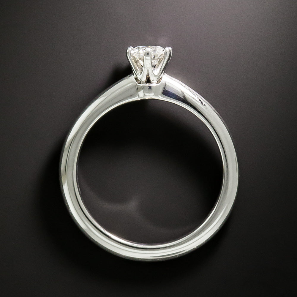 Tiffany & Co. Classic .35 Carat Diamond Solitaire Ring - 4