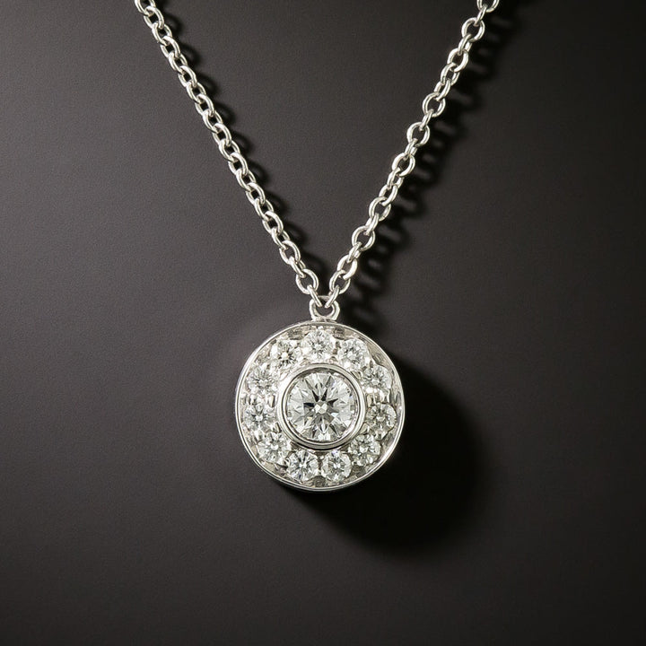 Tiffany & Co. Diamond Cluster Pendant