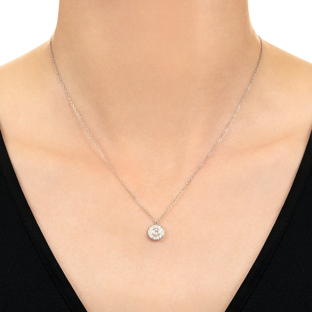 Tiffany & Co. Diamond Cluster Pendant - 7