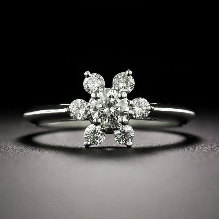 Tiffany & Co. Petite Diamond Flower Ring