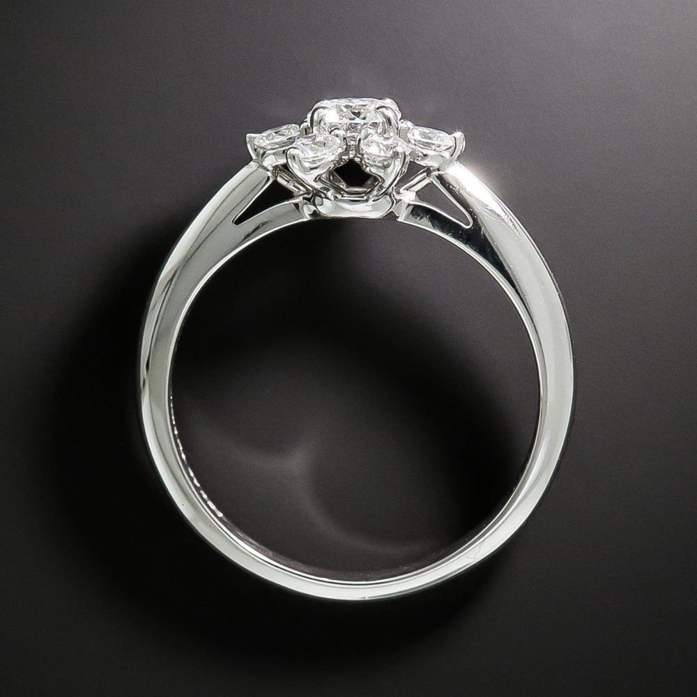 Tiffany & Co. Petite Diamond Flower Ring - 6