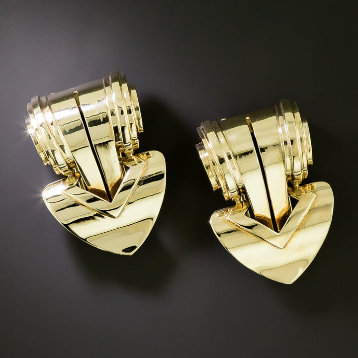 Tiffany & Co. Retro Scroll Dress Clips