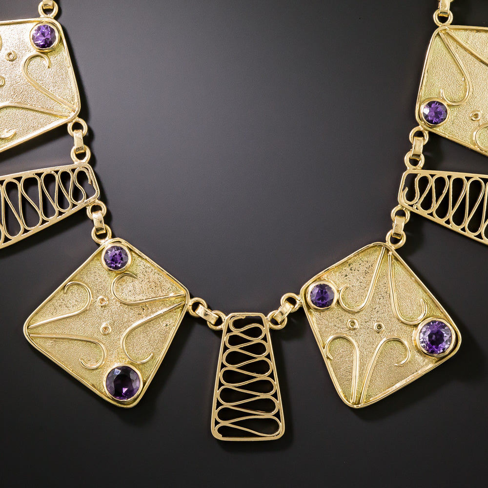 Totally Groovy Amethyst Necklace - 2