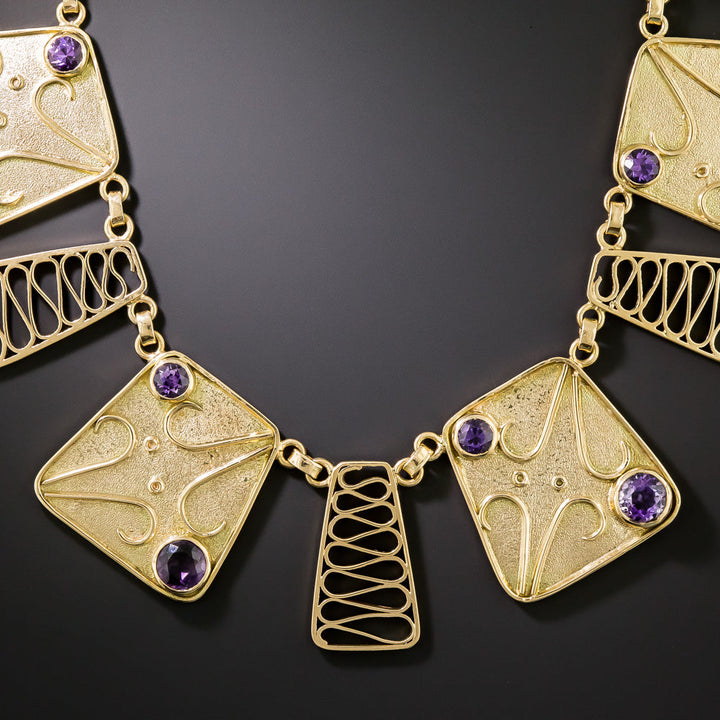 Totally Groovy Amethyst Necklace