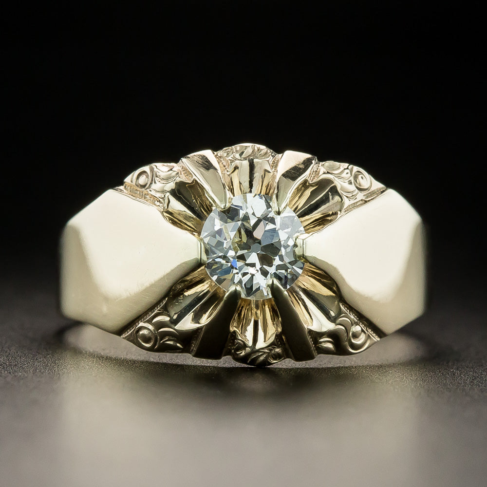 Victorian .74 Carat Diamond  Ring - 1