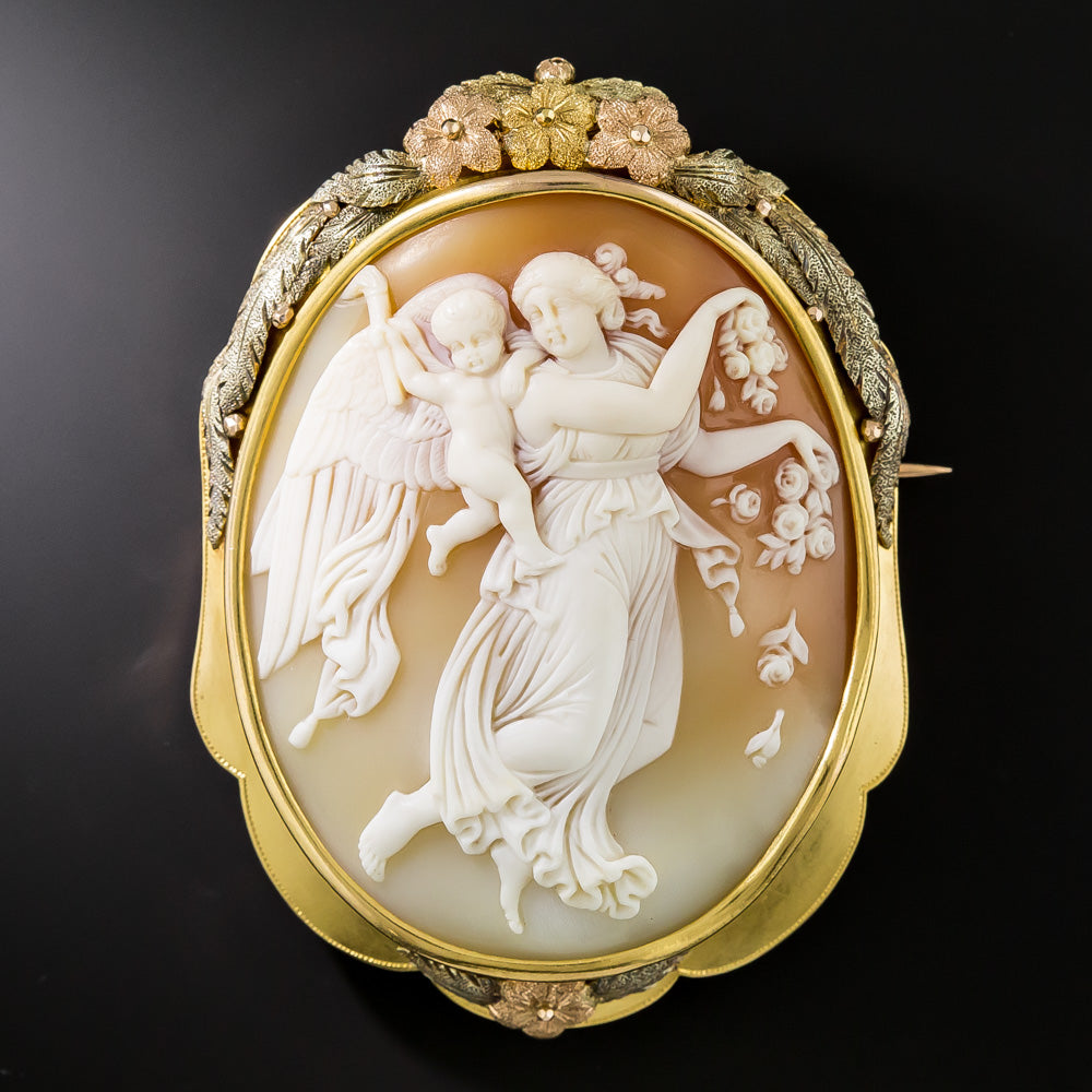 Victorian Aurora Cameo Brooch, Austro-Hungarian - 2