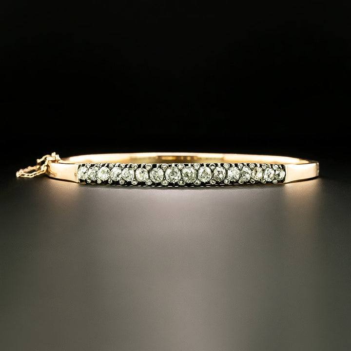 Victorian Diamond Bangle Bracelet