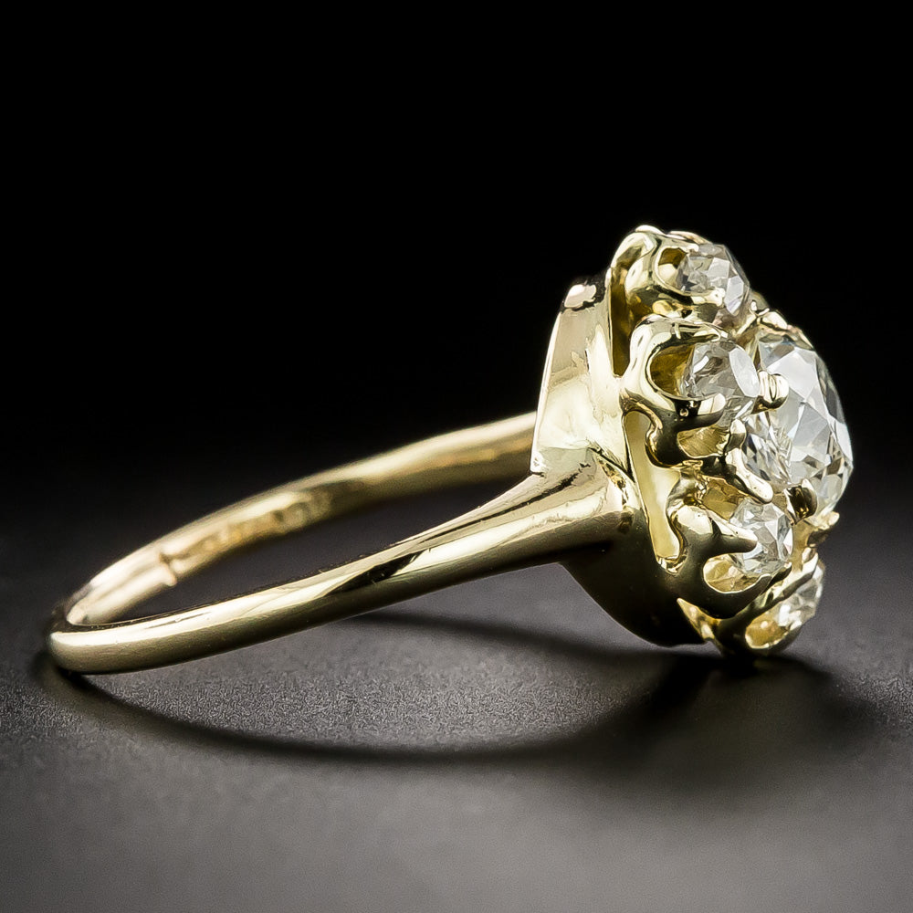 Victorian Diamond Cluster Ring - 4