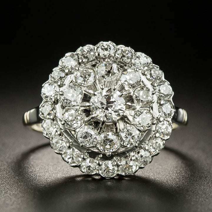 Victorian Diamond Cluster Ring, c.1900
