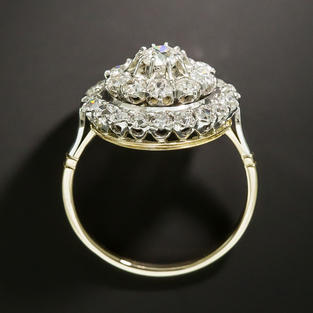 Victorian Diamond Cluster Ring, c.1900 - 3