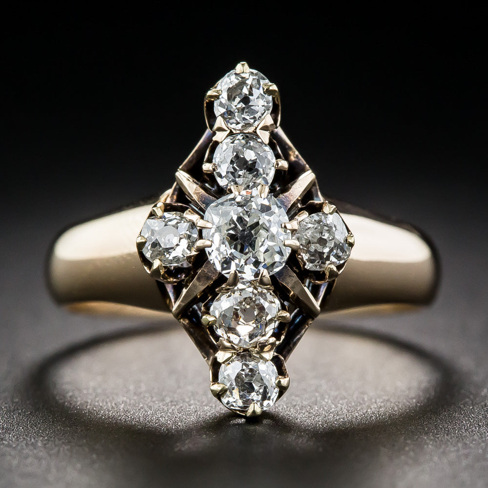 Victorian Diamond Dinner Ring - 8