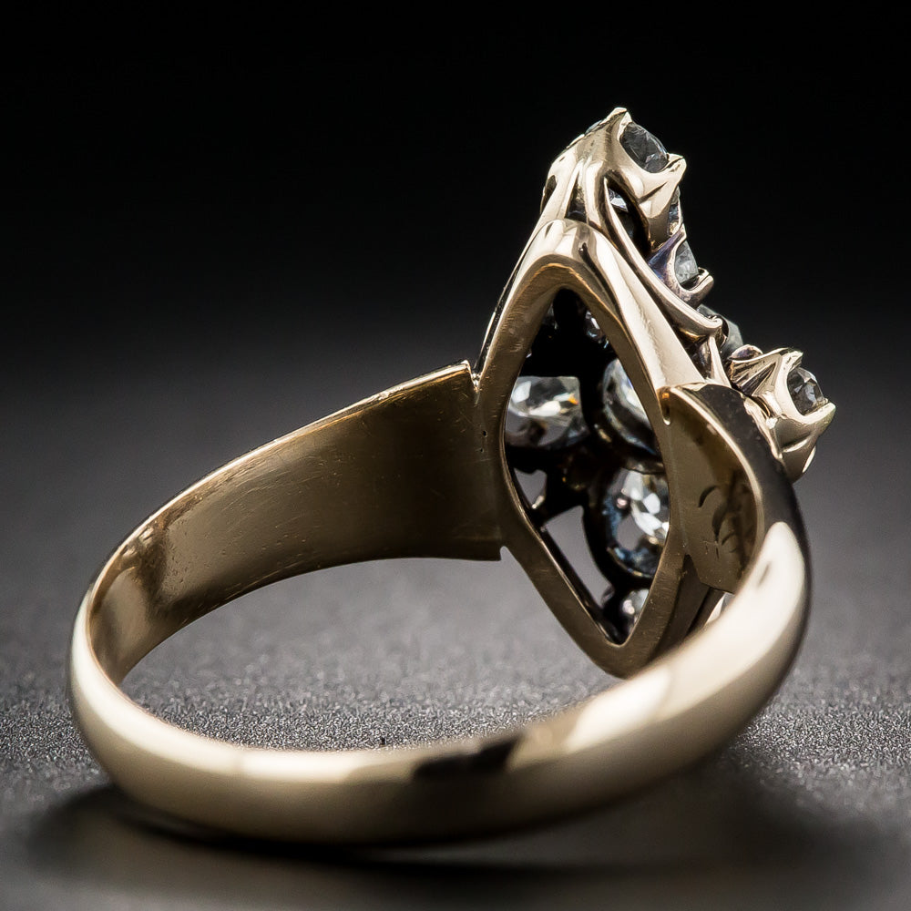 Victorian Diamond Dinner Ring - 11