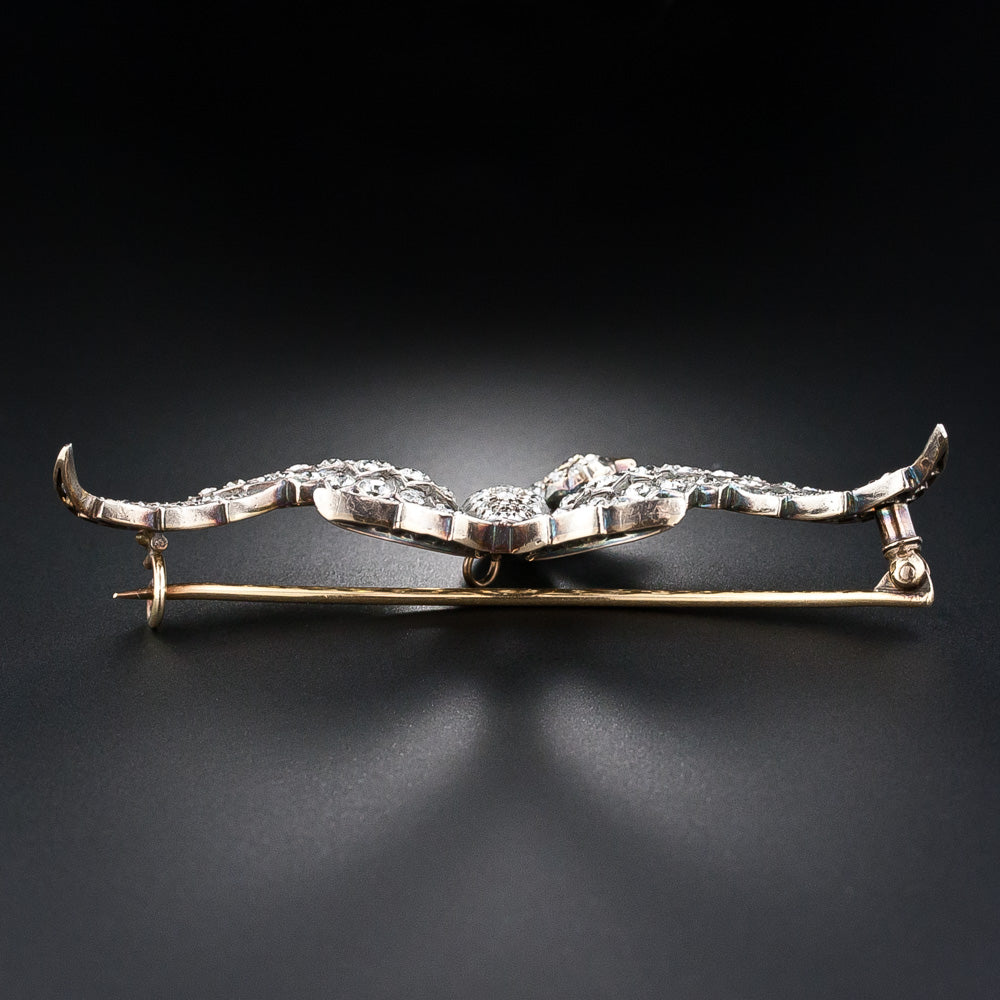  Victorian Diamond Encrusted Bird Brooch - 9