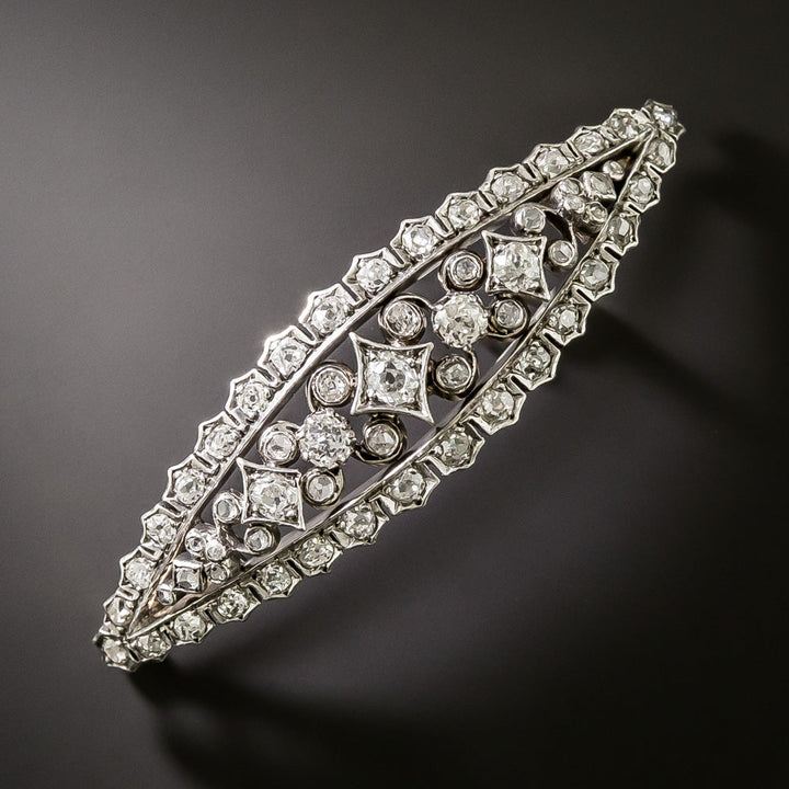 Victorian Diamond Hair Barrette