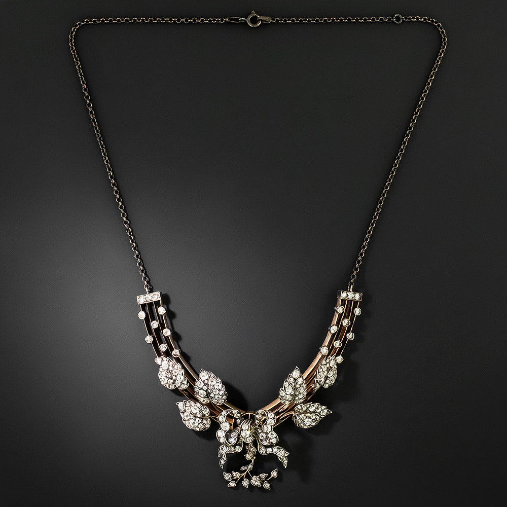 Victorian Diamond Necklace/Brooch - 3