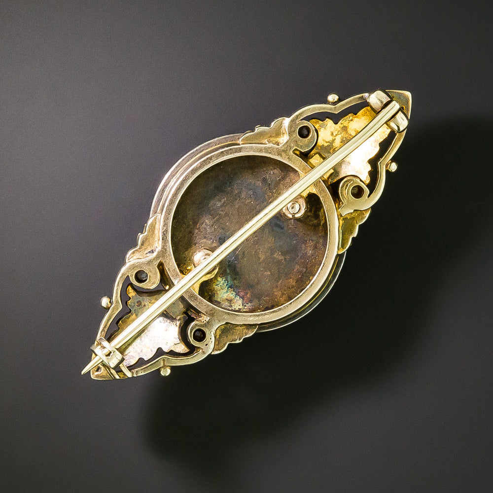 Victorian Diamond Portrait Brooch - 3