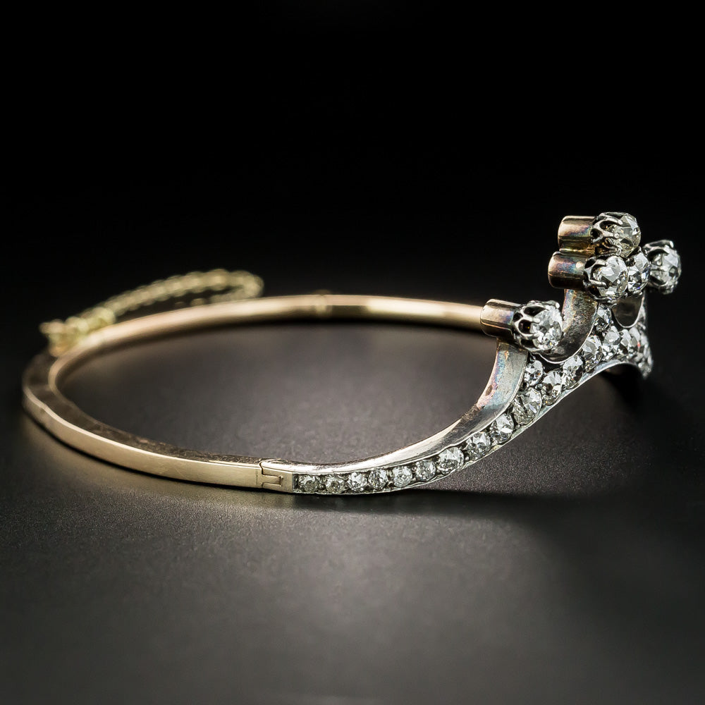 Victorian Diamond Tiara Bracelet - 4