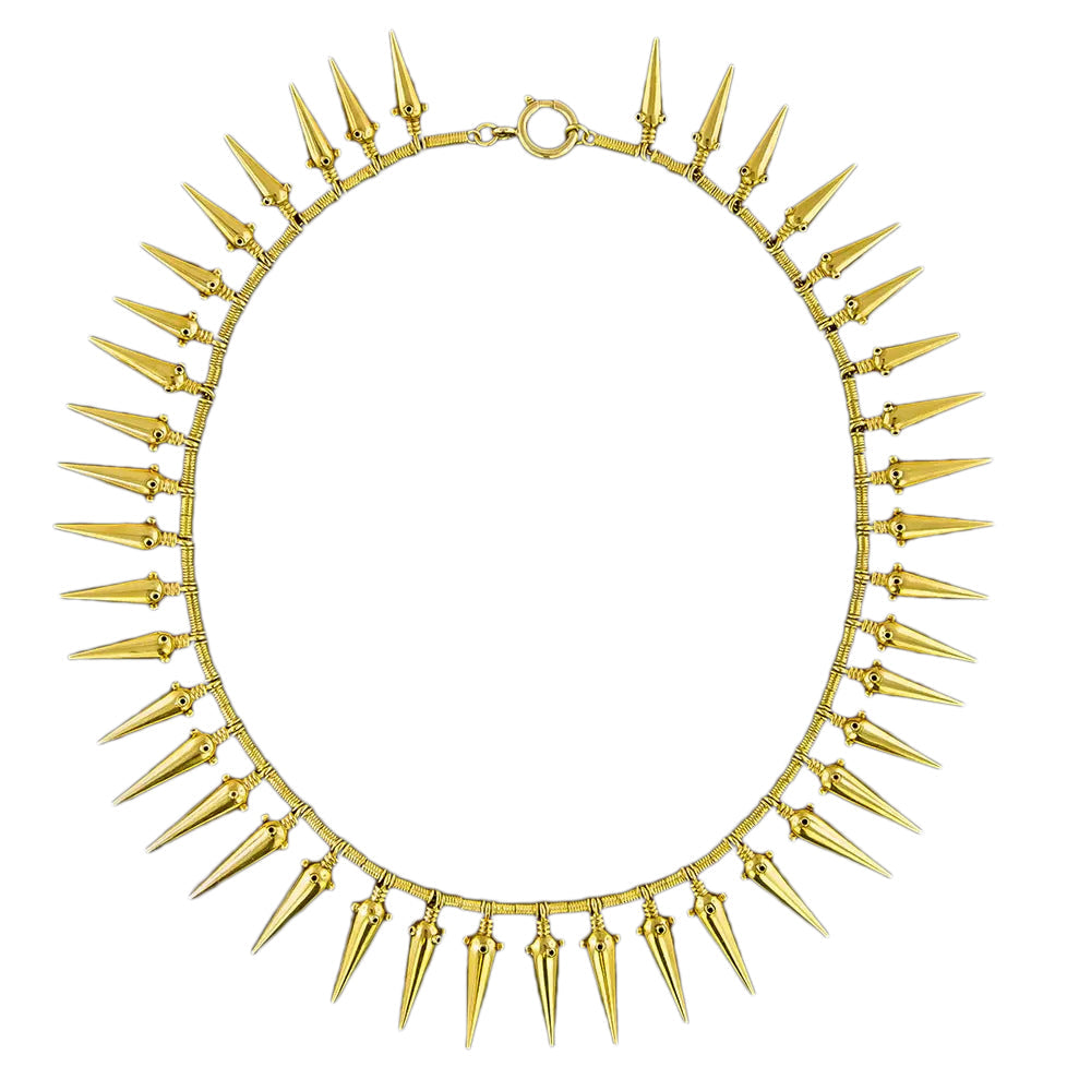 Mid-Century Fringe Necklace - 4
