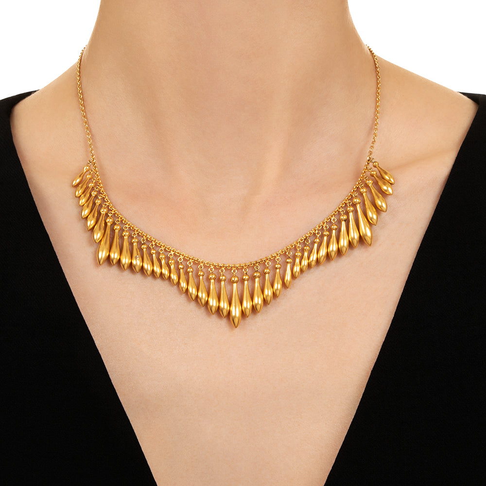 Victorian Fringe Necklace  - 3