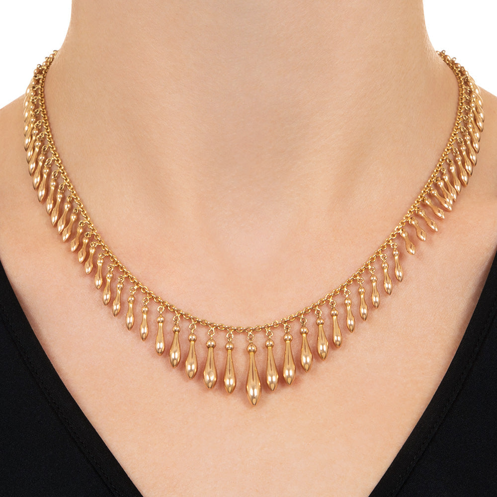 Victorian Fringe Necklace - 4