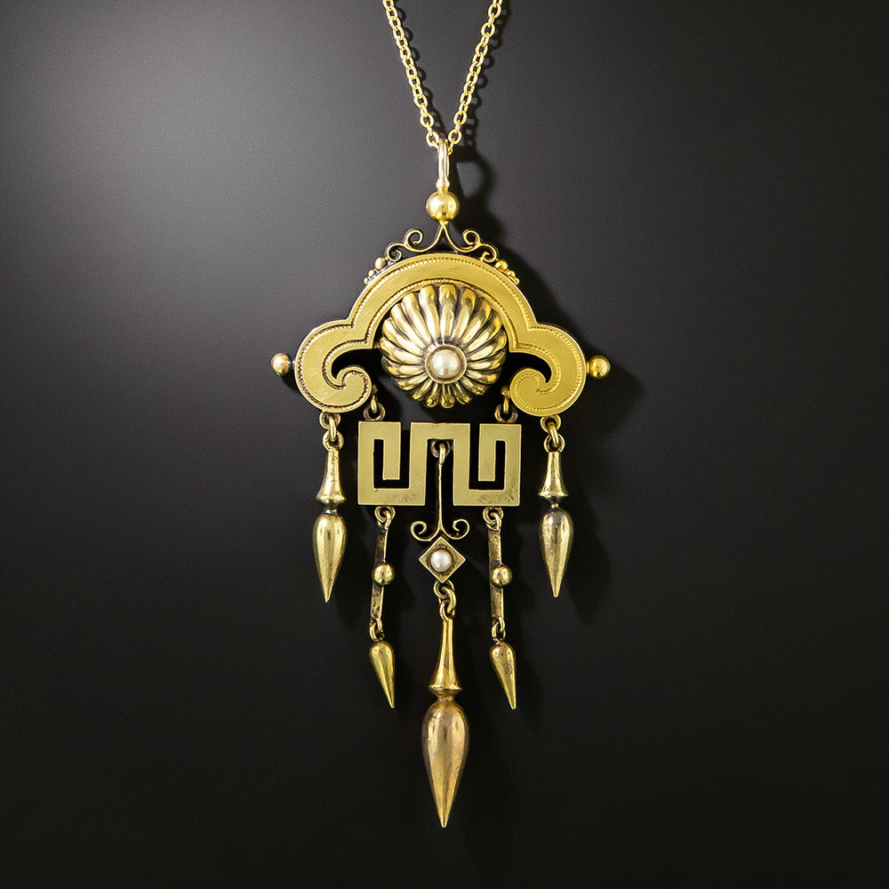 Victorian Fringe Pendant - 2