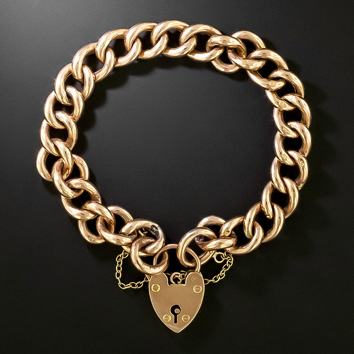 Victorian Gate Lock Link Bracelet, English