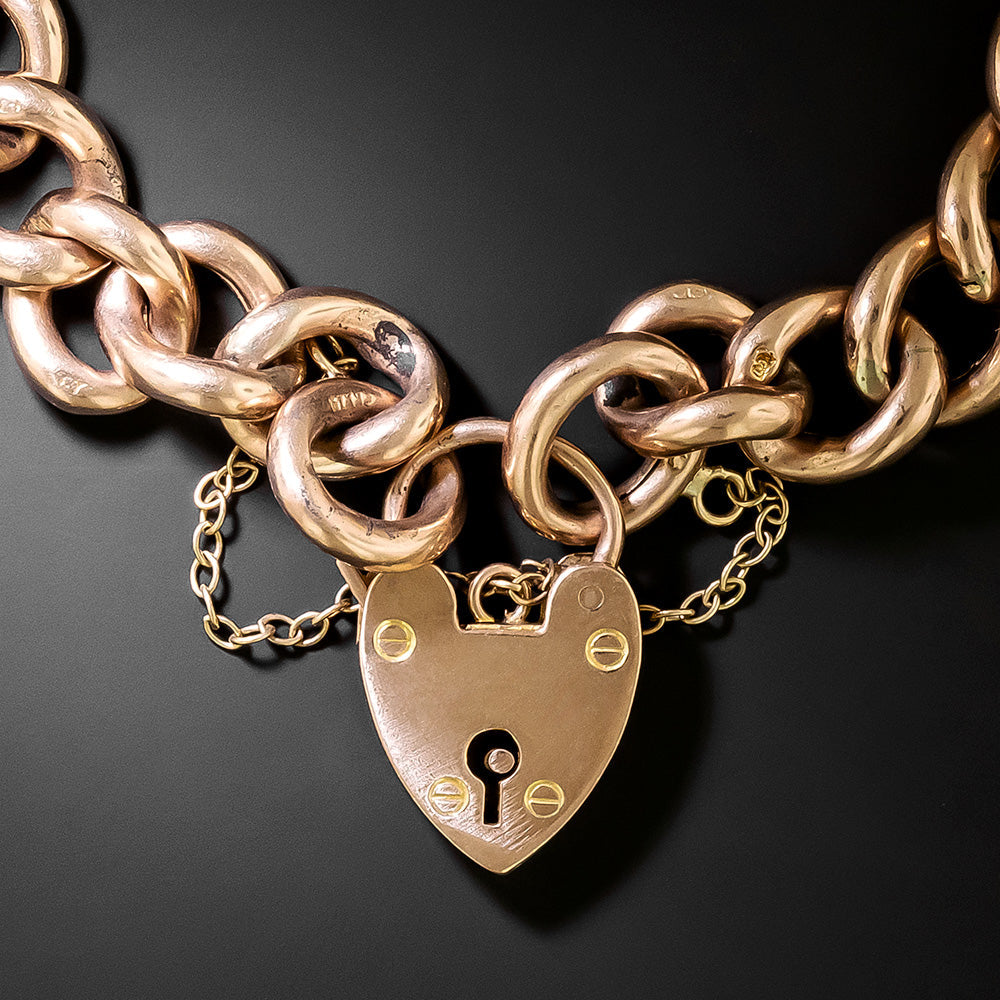 Victorian Gate Lock Link Bracelet, English - 3