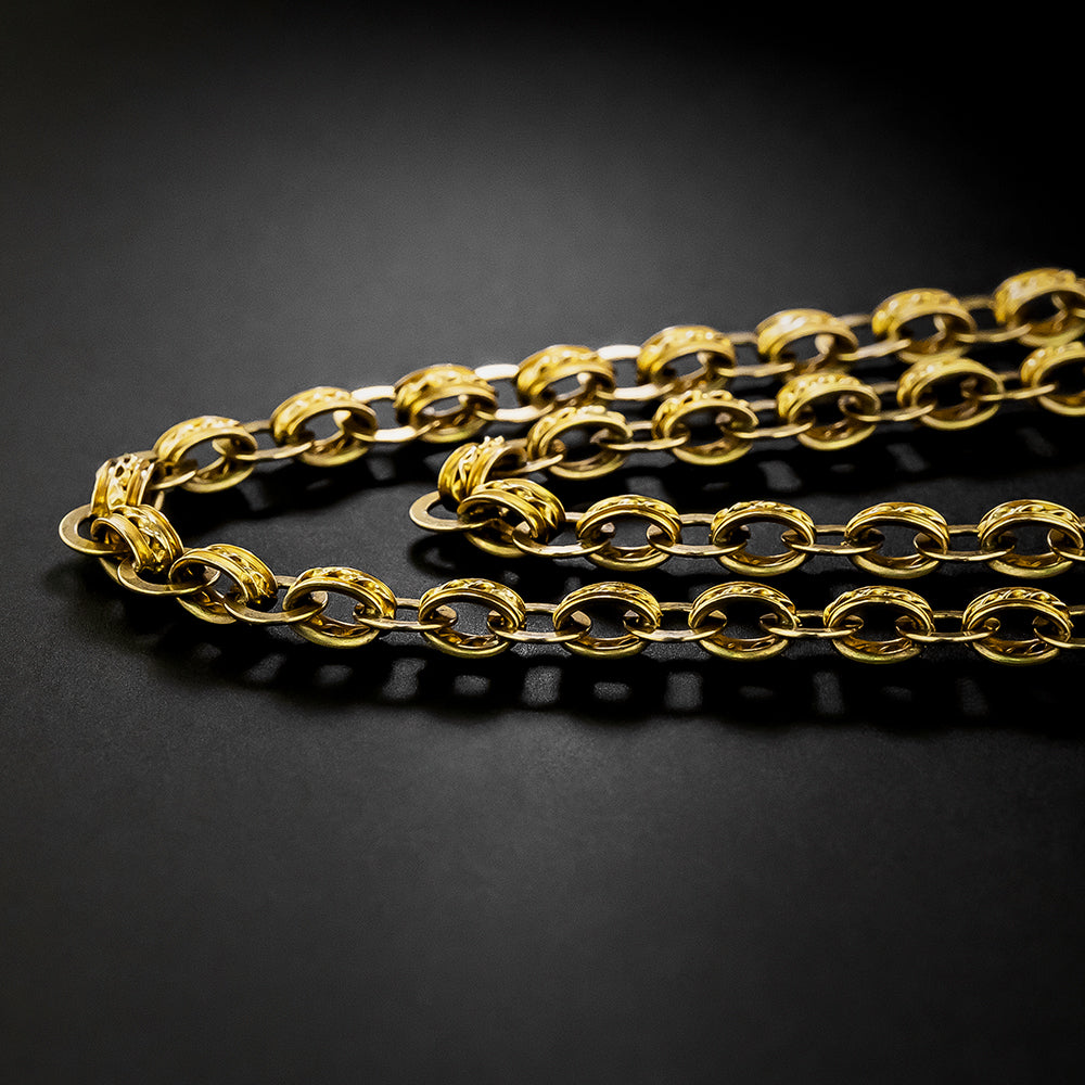 Victorian Guard Chain with Slide, 61 Inches - 3
