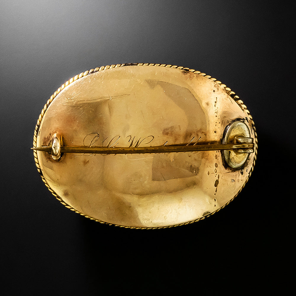 Victorian Hair Brooch - 3