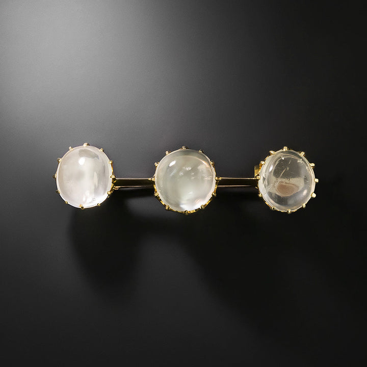 Victorian Moonstone Brooch
