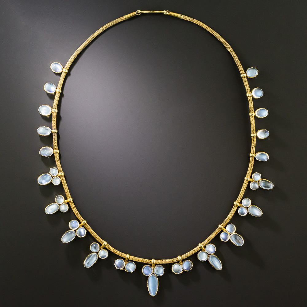 Victorian Moonstone Choker - 3