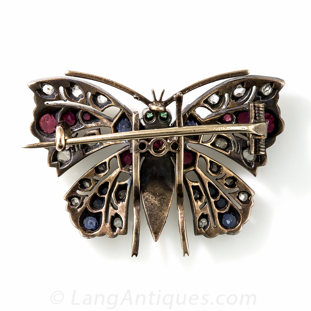 Victorian Butterfly Brooch - 4