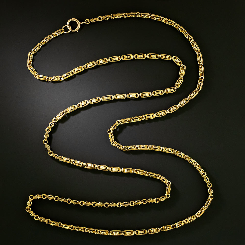Victorian Novelty Link 39 Inch Chain - 2