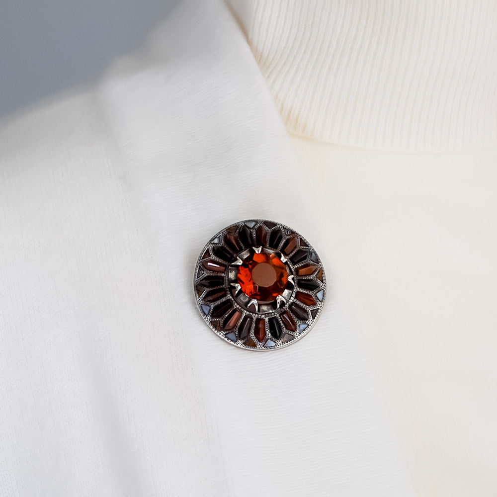 Victorian Scottish Agate Brooch - 6